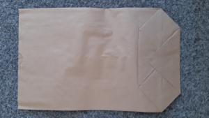 papírové sáčky 2kg hnědé-křížové dno 210x330+80mm 50ks