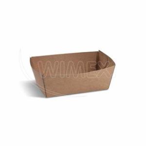 papírová miska nepromastitelná hnědá-100x60x40mm-250ml - 250ks
