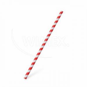 brčko papírové JUMBO ⌀8mm x 25cm-spirála červená-100ks