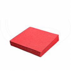 ubrousky červené dvouvrstvé 330 x 330 mm 50 ks